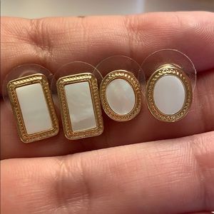 Opal earrings from Forever 21